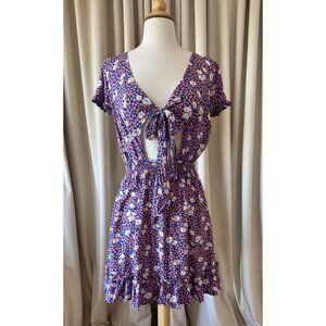 Lili Sidonio Floral Mini Dress